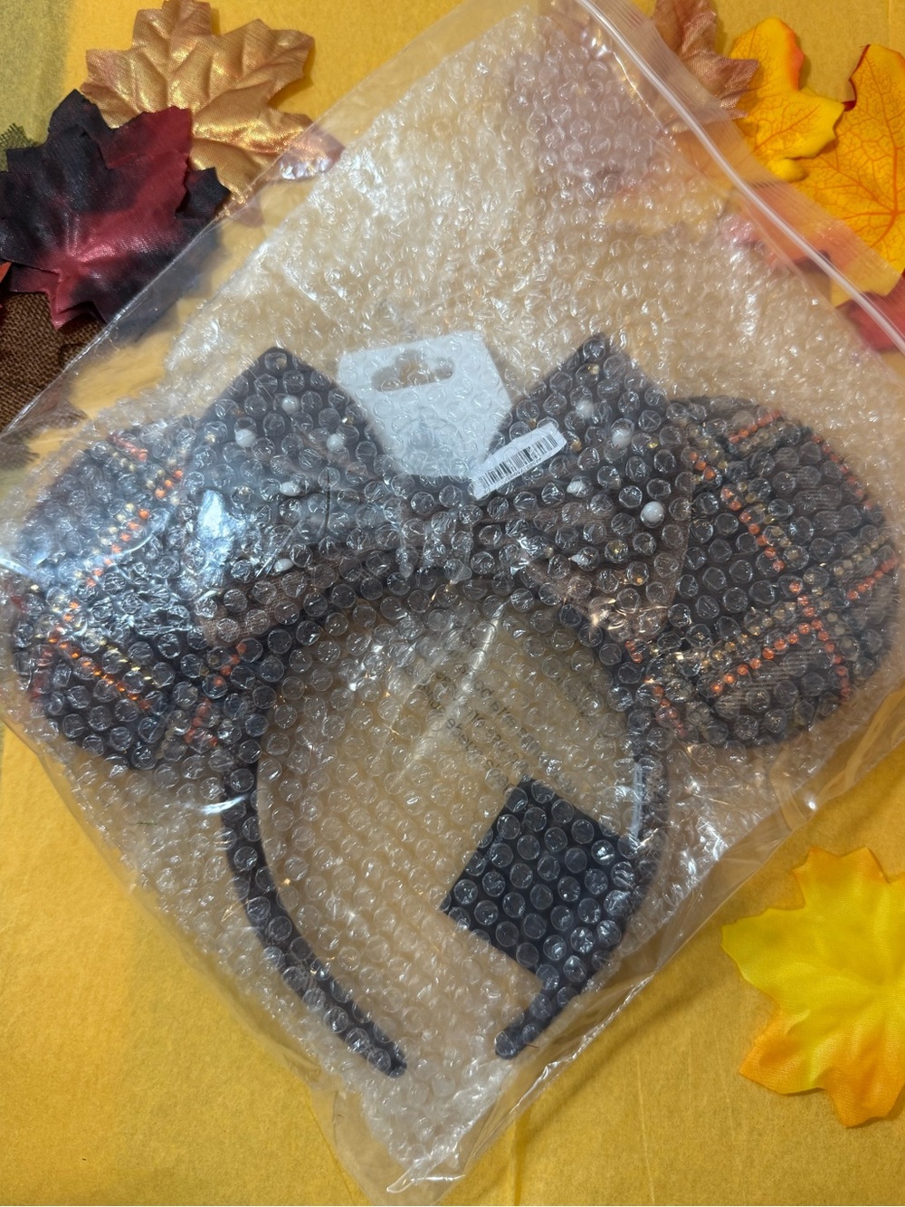 Minnie Mouse Plaid Ears Headband for Adults by BaubleBar - Picture 5 of 12